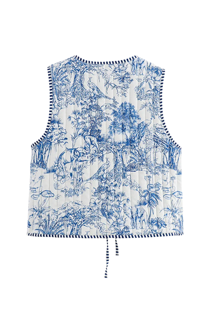 Babinia Blue Waistcoat