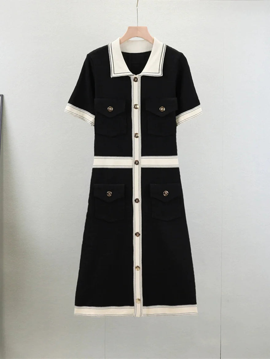 Black – Elegant Slim-Fit Socialite Dress