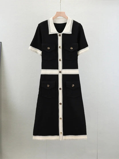 Black – Elegant Slim-Fit Socialite Dress