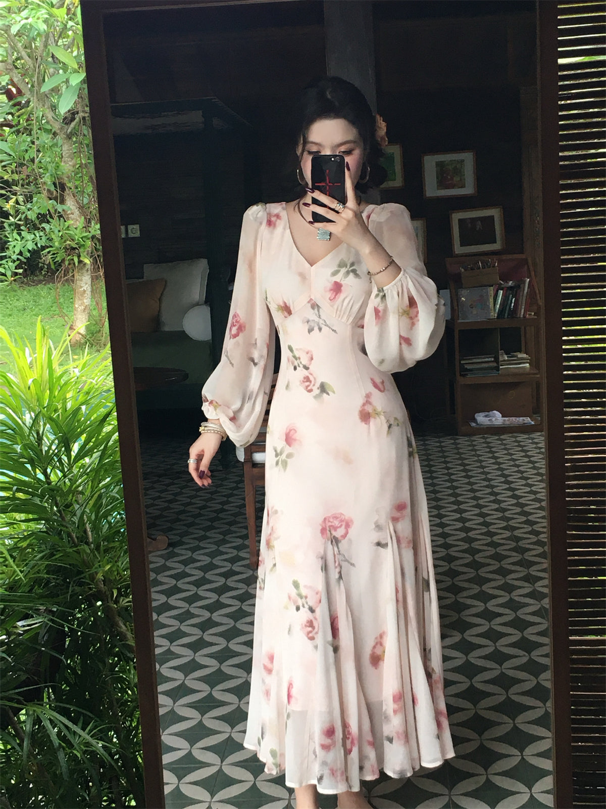 Soft Peach Mist Maxi Dress Gentle Romantic Look for SpringSummer 2025 gunne sax vintage dress