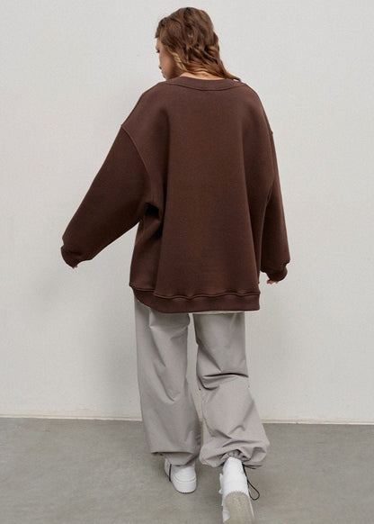 Oversized Navy Sweatshirt - Effortless Cool