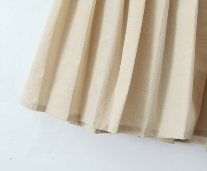 Beige – Strappy Waist-Cinched Slim Dress