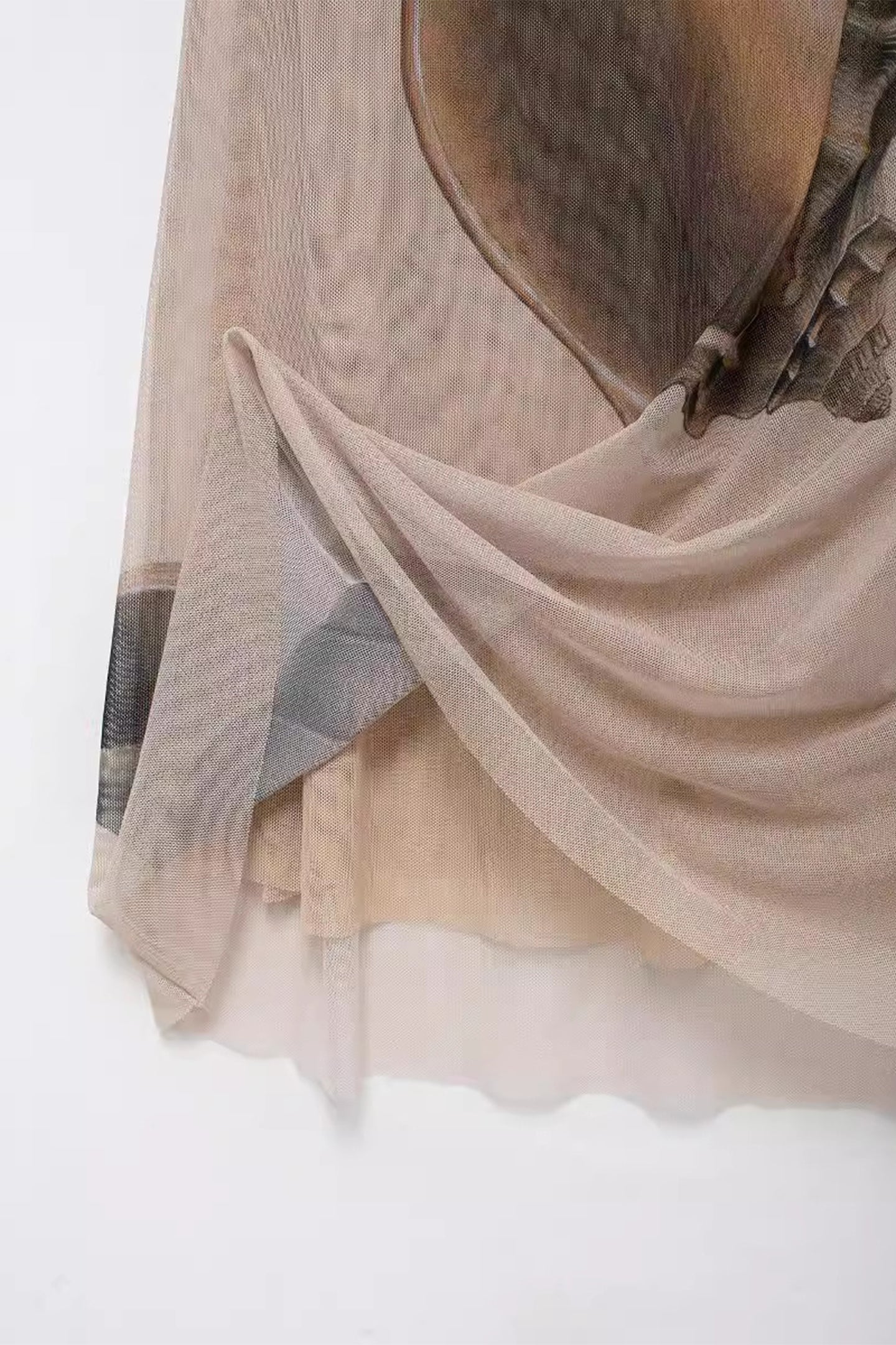 Octavia Shell Print Halterneck Maxi Dress