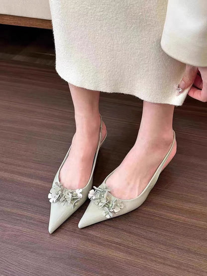 Elenna Floral Slingbacks