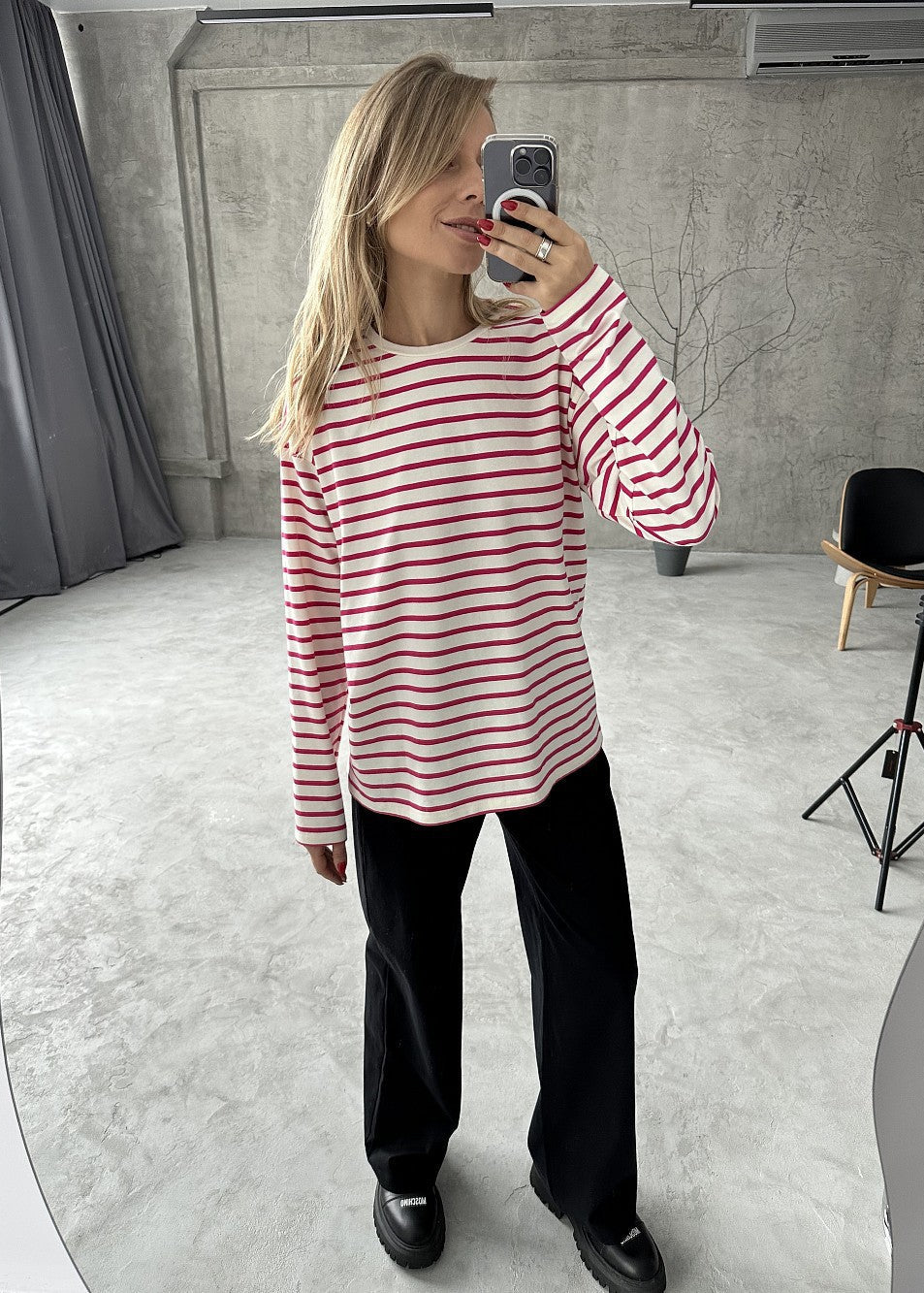 Harborline Stripe - Long Sleeve Breton Top