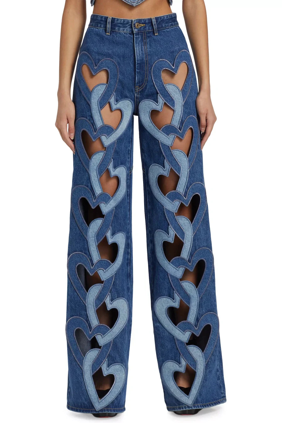 Odalys Heart Cutout Jeans