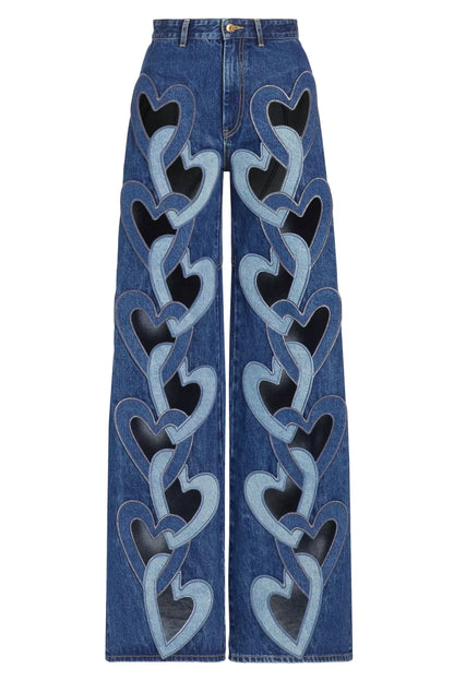 Odalys Heart Cutout Jeans