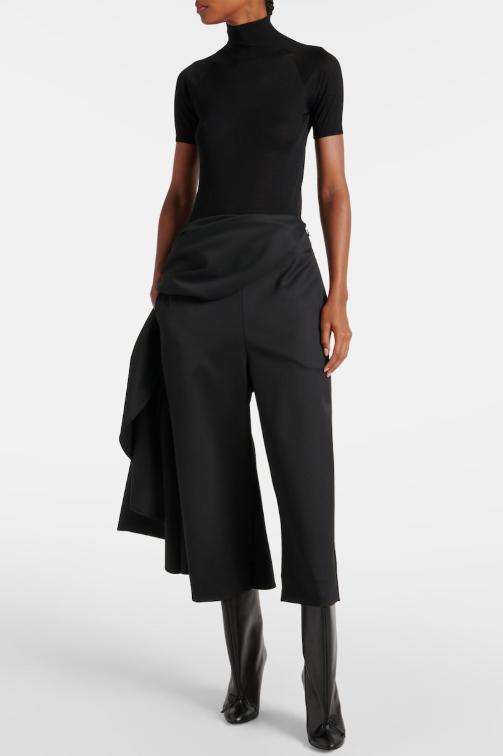 Odetta Asymmetric Skirt Trousers