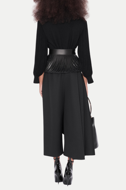 Odetta Asymmetric Skirt Trousers