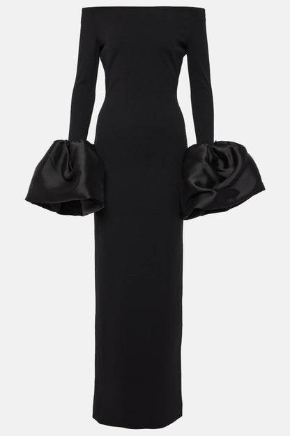 Olindan Off Shoulder Maxi Dress - Black