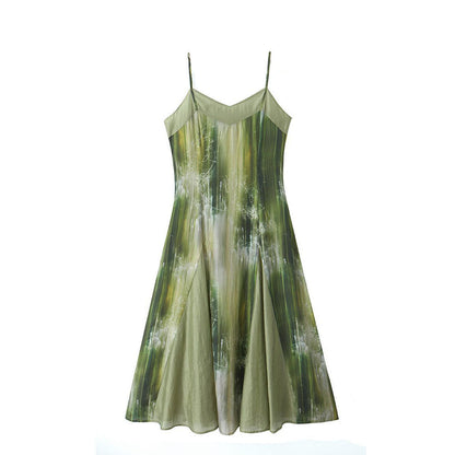 Oriental Chic Mint Green Slip Dress Plus Size