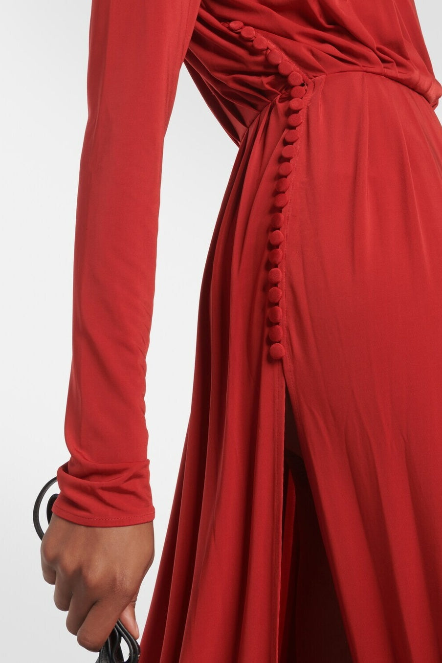 Melissa Floral Applique Cutout Maxi Dress