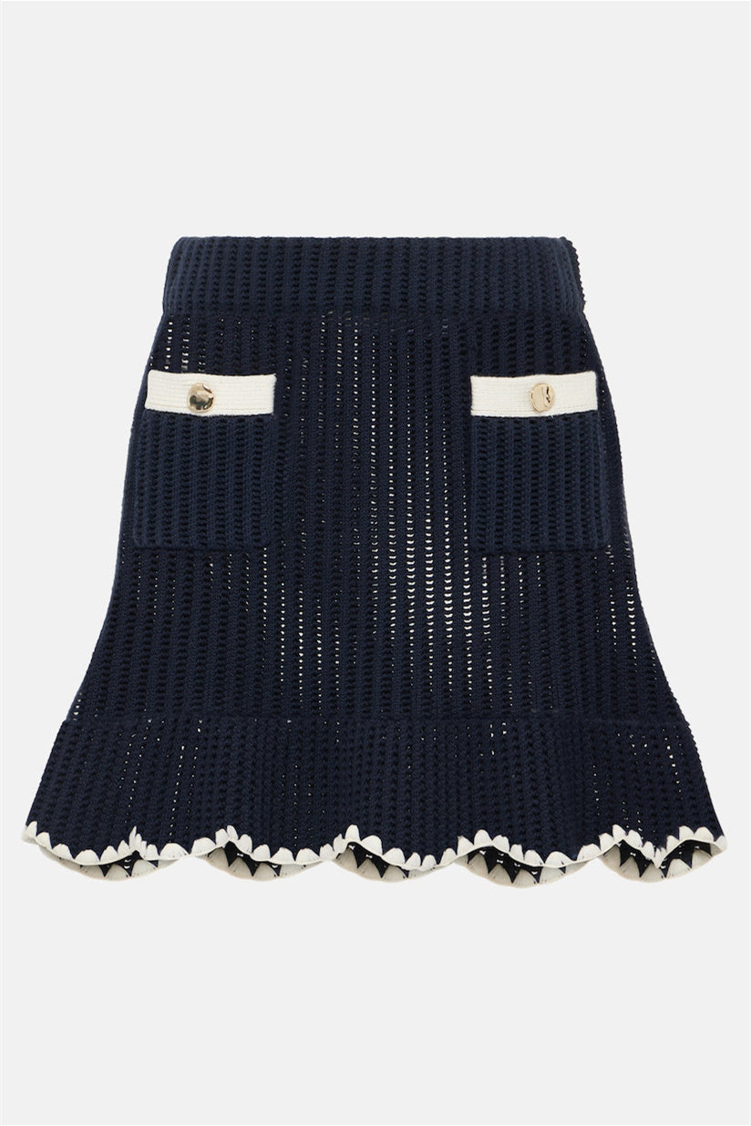 Denise Contrast Trim Knit Set