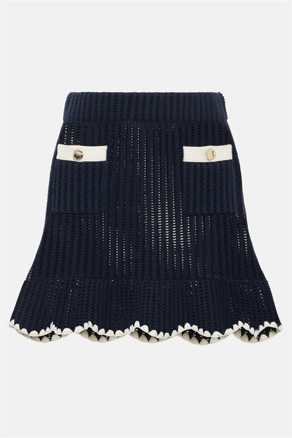Denise Contrast Trim Knit Set