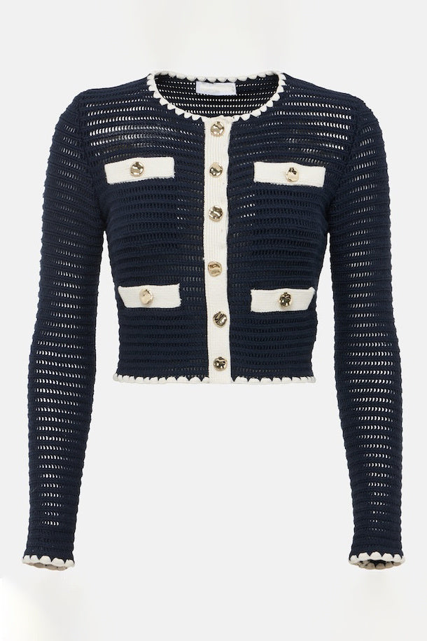 Denise Contrast Trim Knit Set