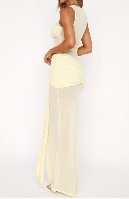 Juliana Maxi Dress Lemon