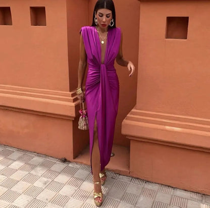 Angela | Capri Drape Dress