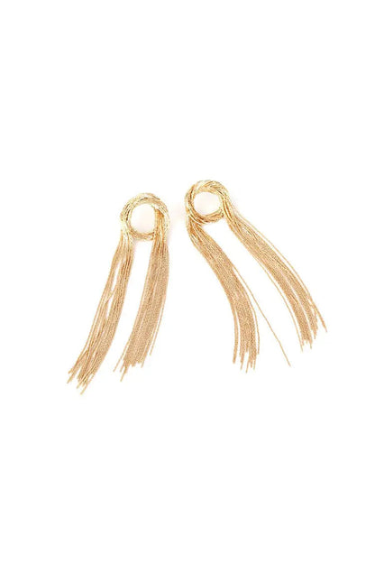 Parker Golden Tassel Earrings