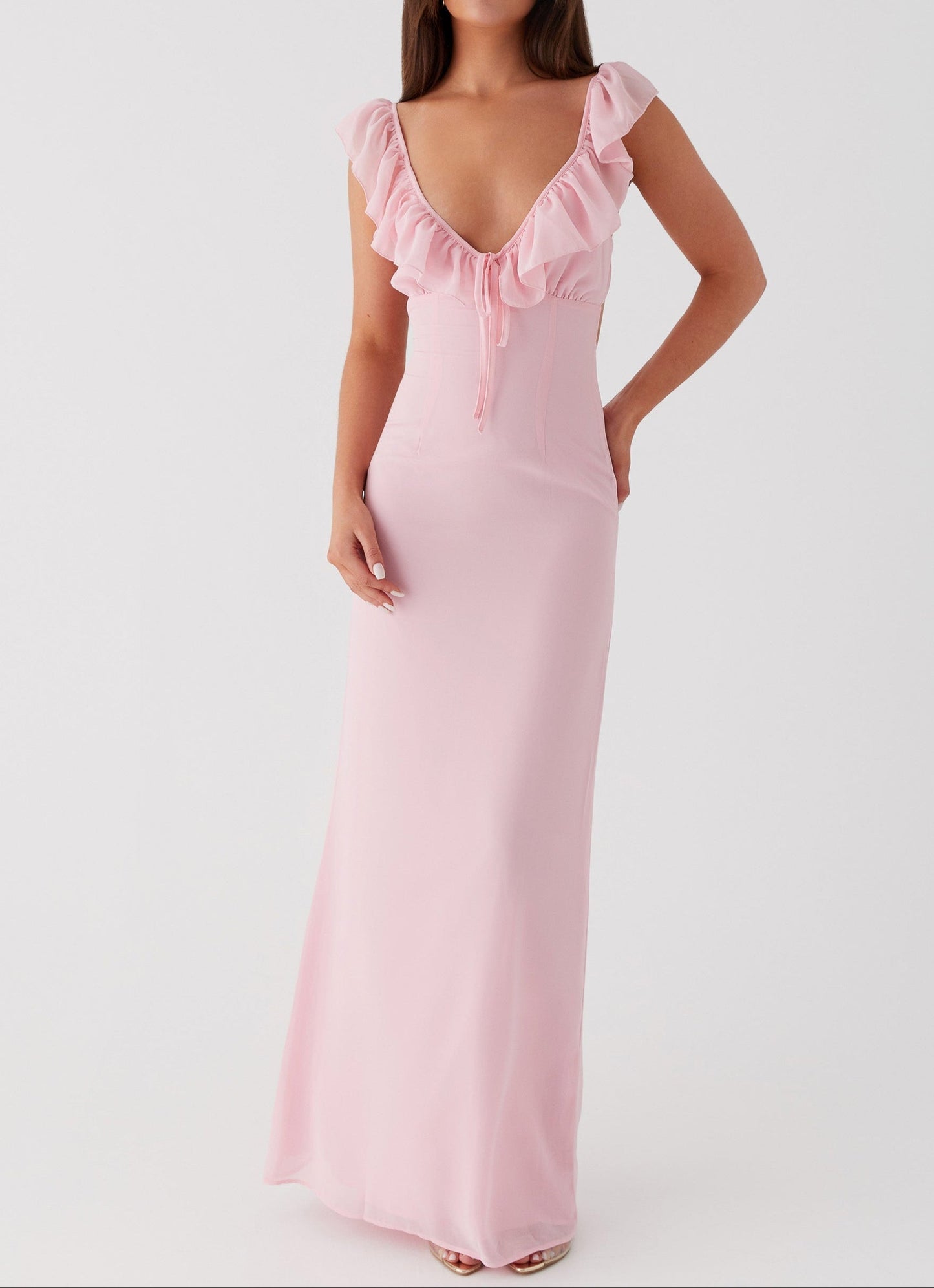 Teodora Maxi Dress - Pink