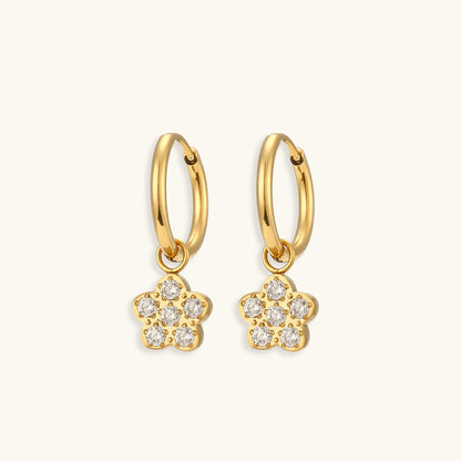 Starburst Gold Earrings