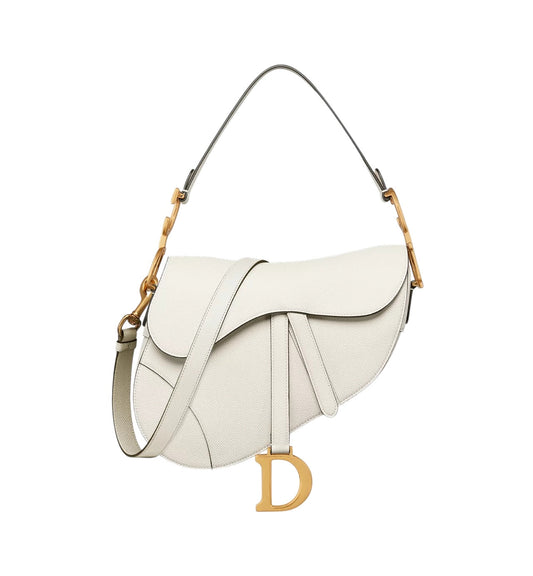 White Saddle Bag