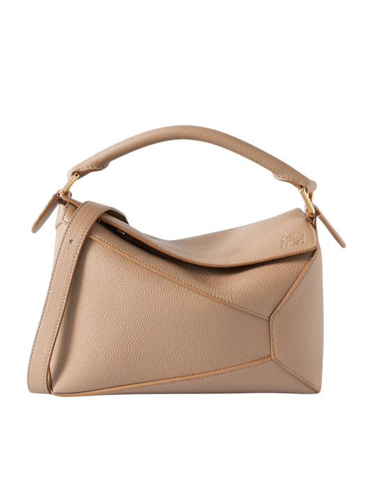 Beige Puzzle Bag