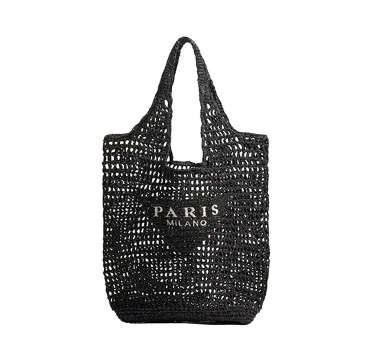Paris Beach Bag Black