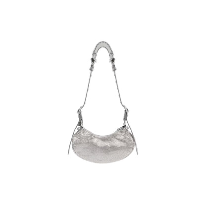 Cagole Bag Silver Glitter