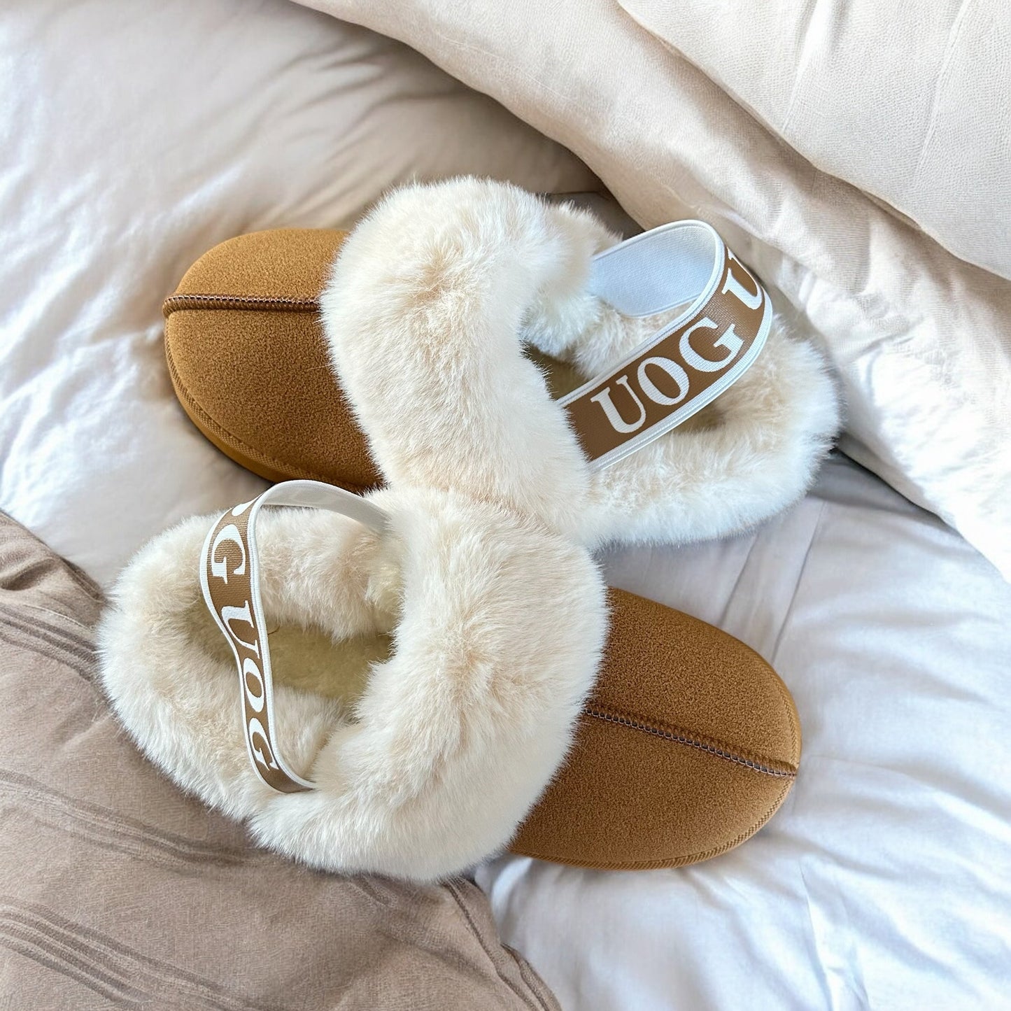Cozy Plush Fur-Lined Slippers