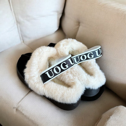Cozy Plush Fur-Lined Slippers