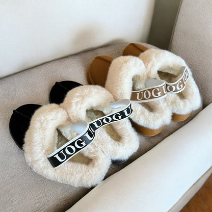 Cozy Plush Fur-Lined Slippers