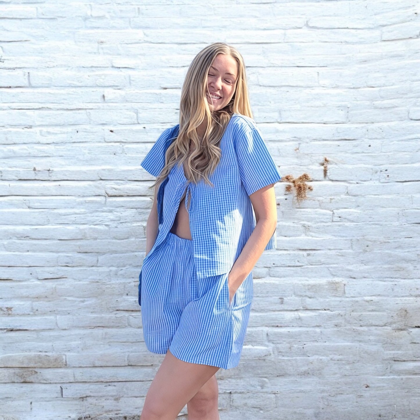 Alicia 2 Pcs Plaid Matching Set