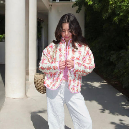Sarah Floral Quilted Jacket
