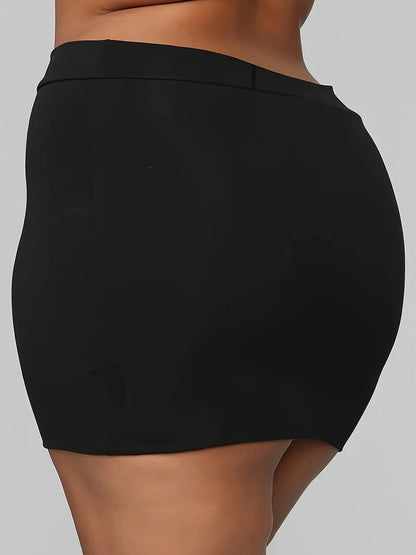 Plus Size Bodycon Slim Skirt