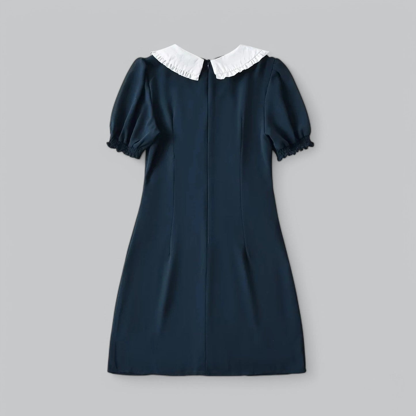 Polka Dot Mini Dress – Puff Sleeve Vintage Summer Dress for Women