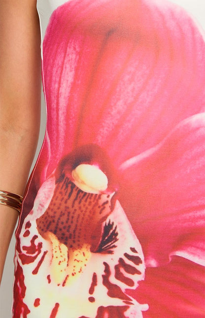 Ghita White Orchid Mini Dress