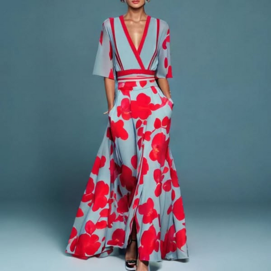 Elena | Floral Wrap Dress