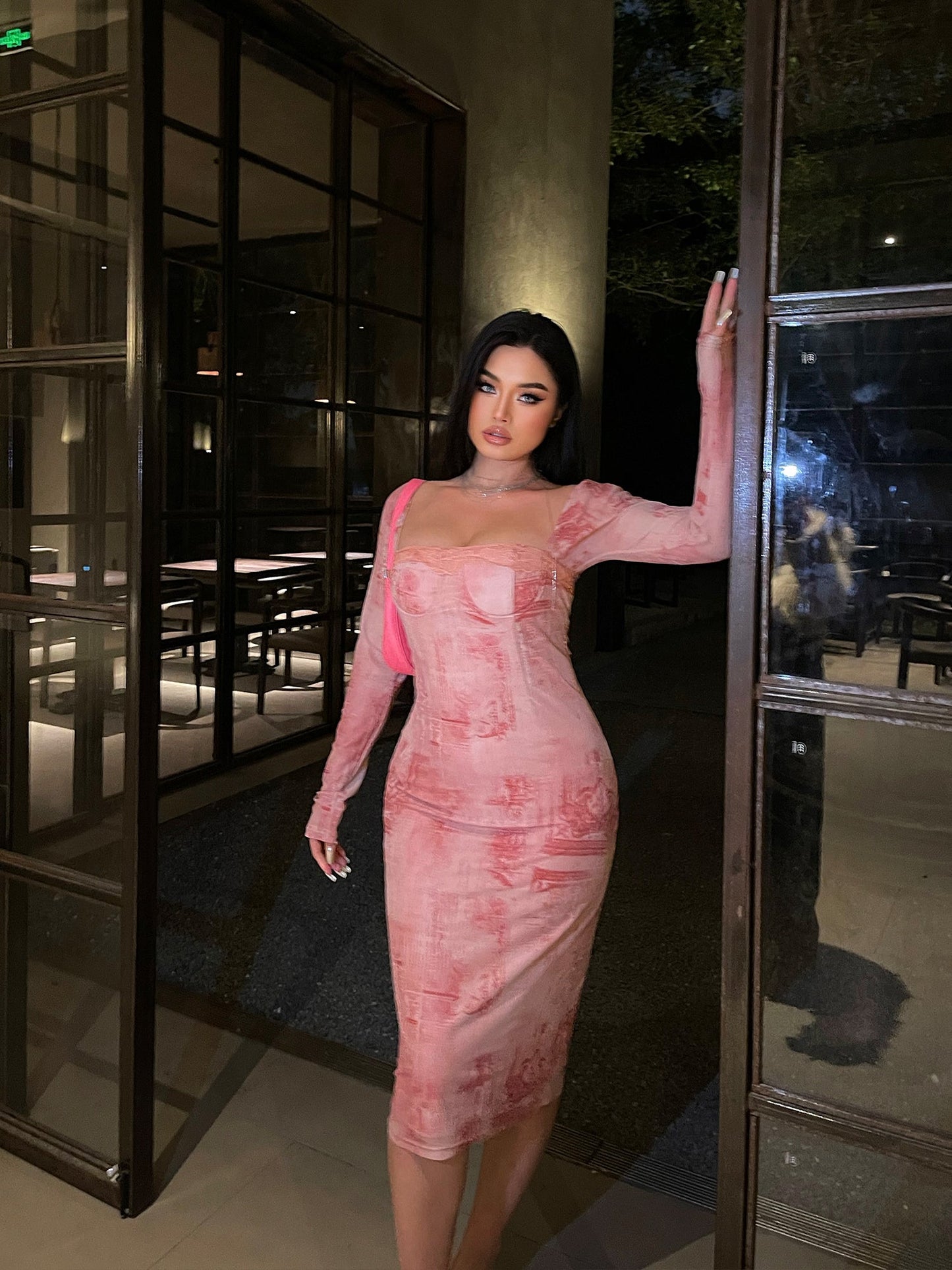 Elegant Bodycon New Plus Size Long Dress
