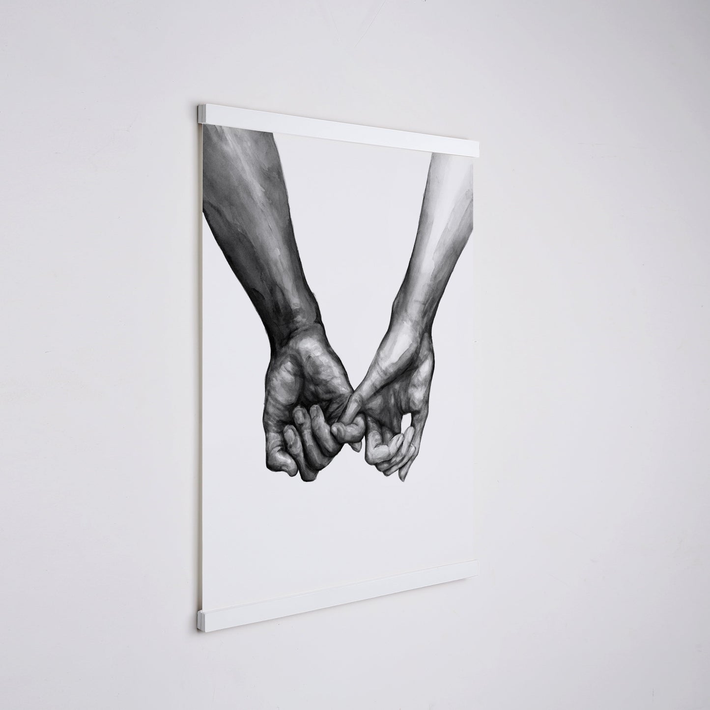 White Magnetic Frame