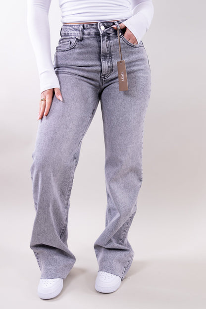 Leah Wide Leg Jeans - Stretch