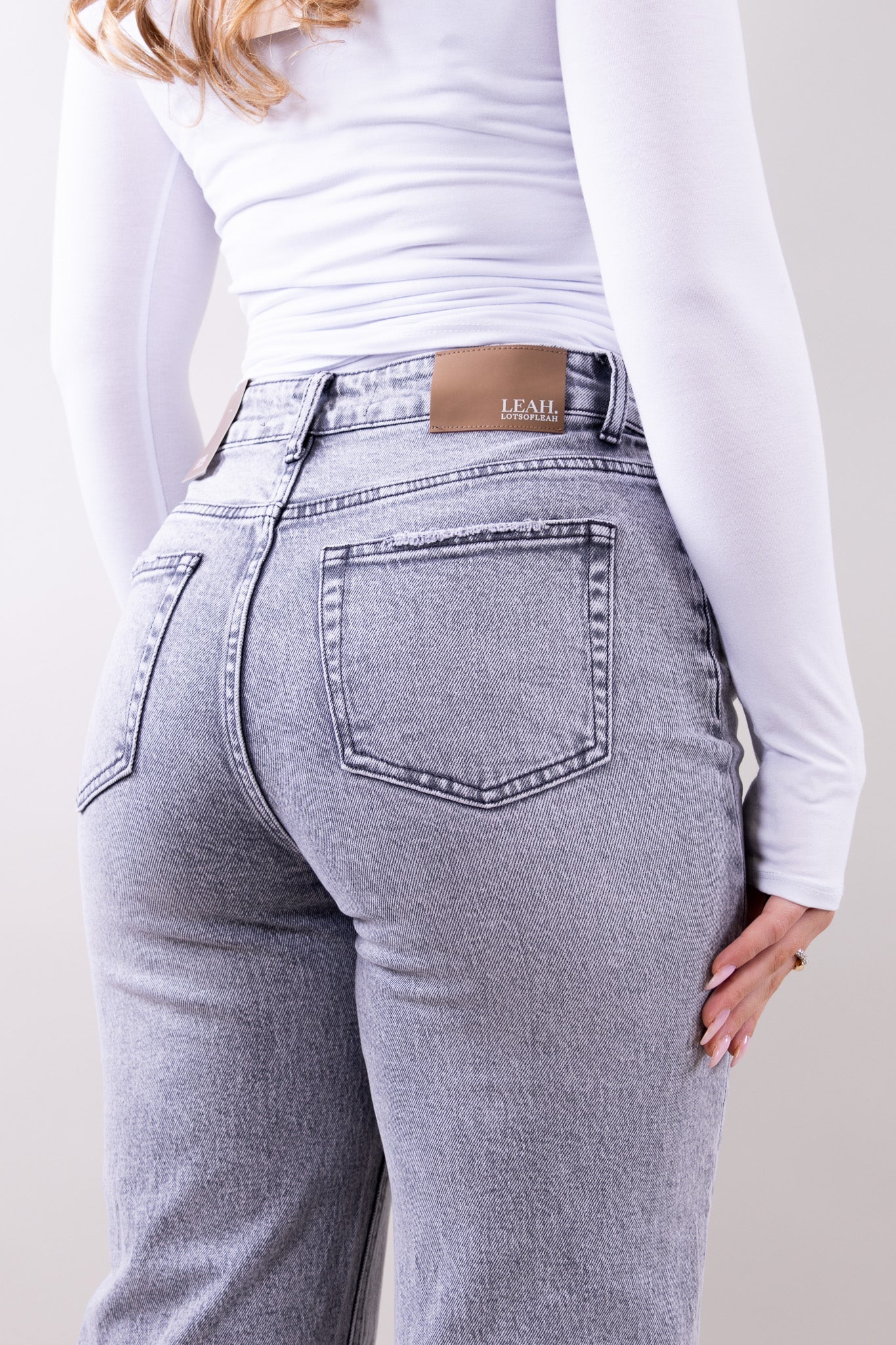 Leah Wide Leg Jeans - Stretch