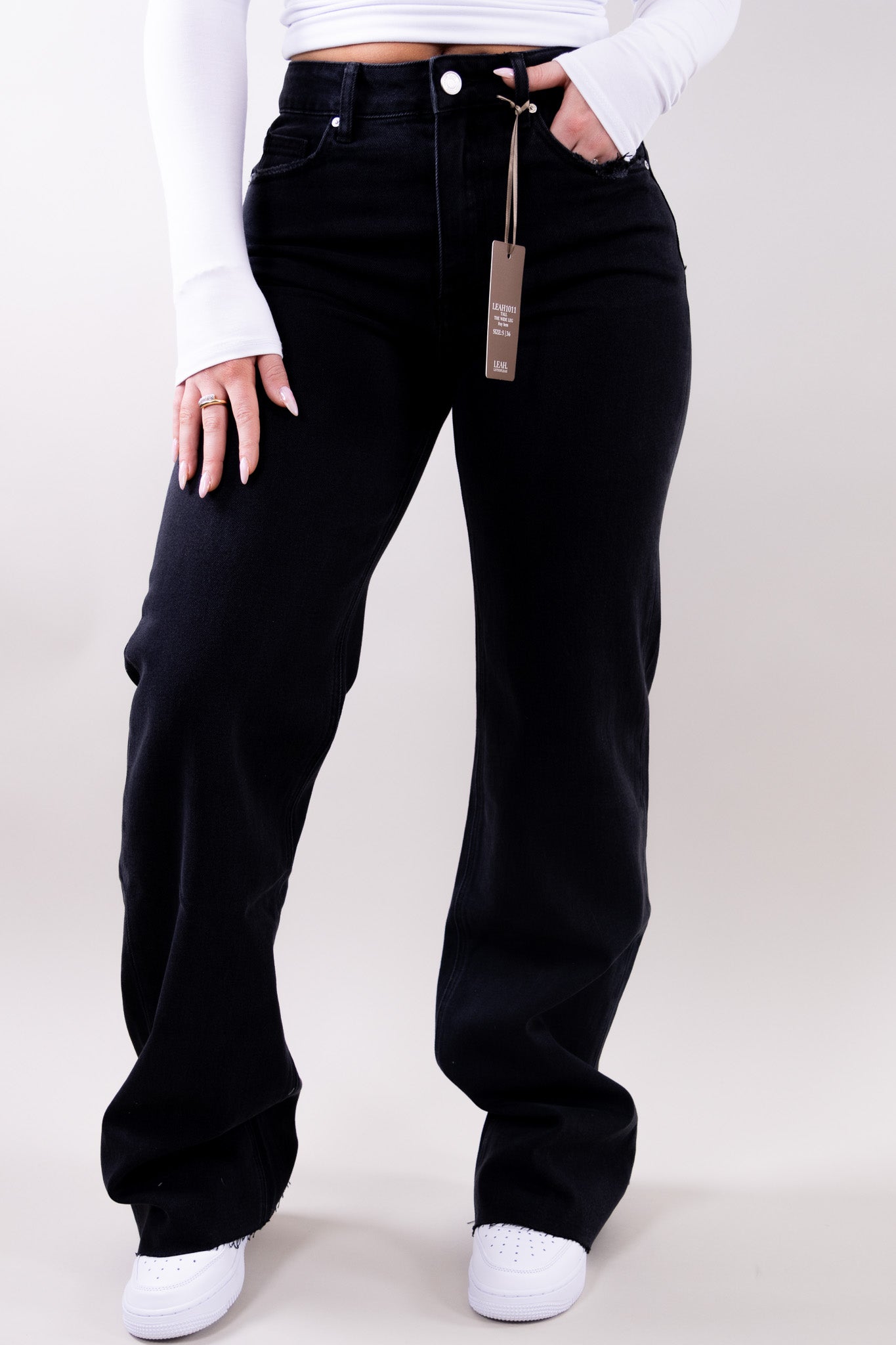 Leah Wide Leg Jeans - Stretch