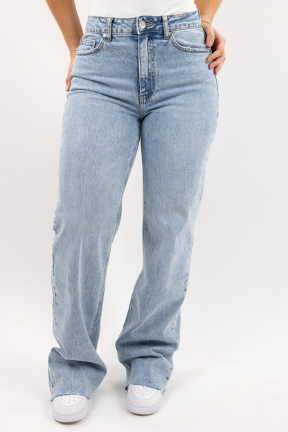 Leah Wide Leg Jeans - Stretch