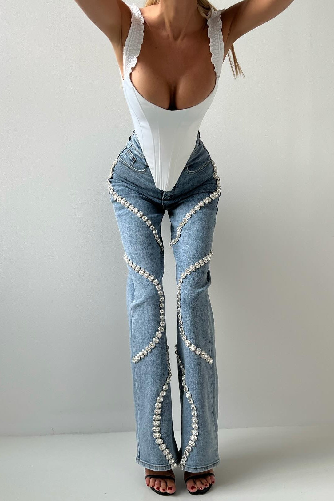 Rabia Rhinestone Jeans
