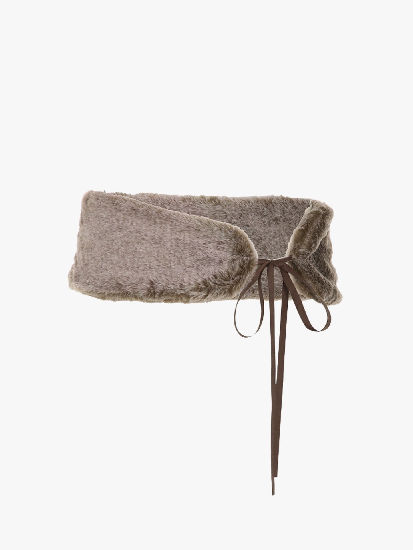 Rachael Faux Fur Belt