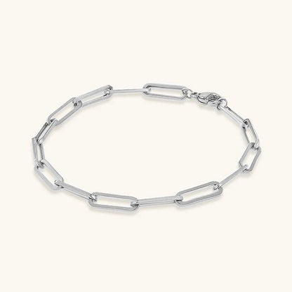 Radiant Gold Paperclip Bracelet