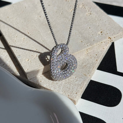 Radiant Initial Pendant Necklace