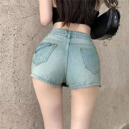 Tight Party Blue Denim Skirt