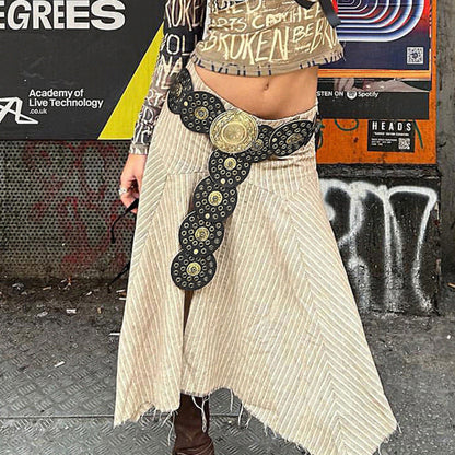 Retro Leather Belt