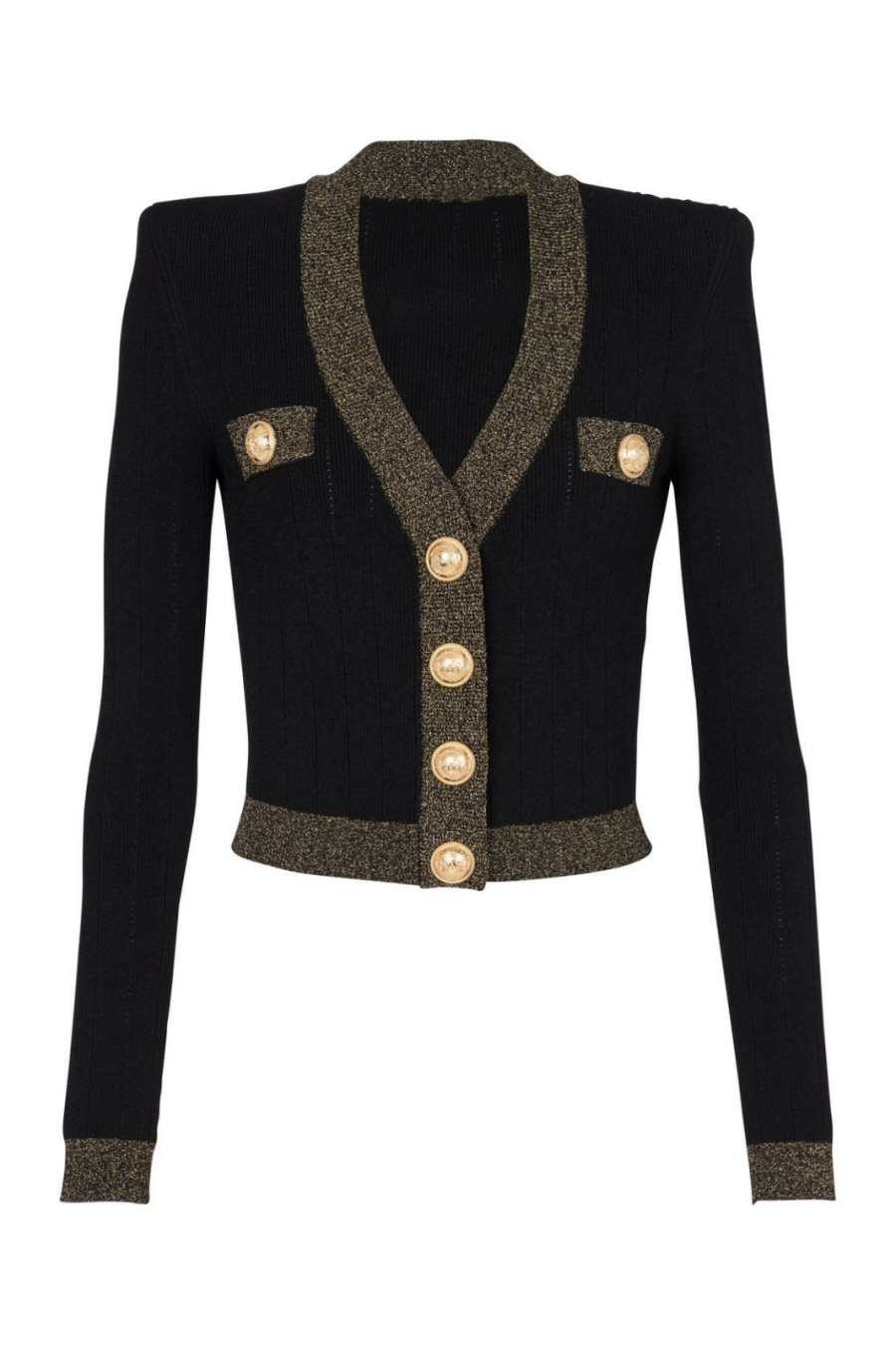 Ryvia Buttoned Knit Mini Skirt